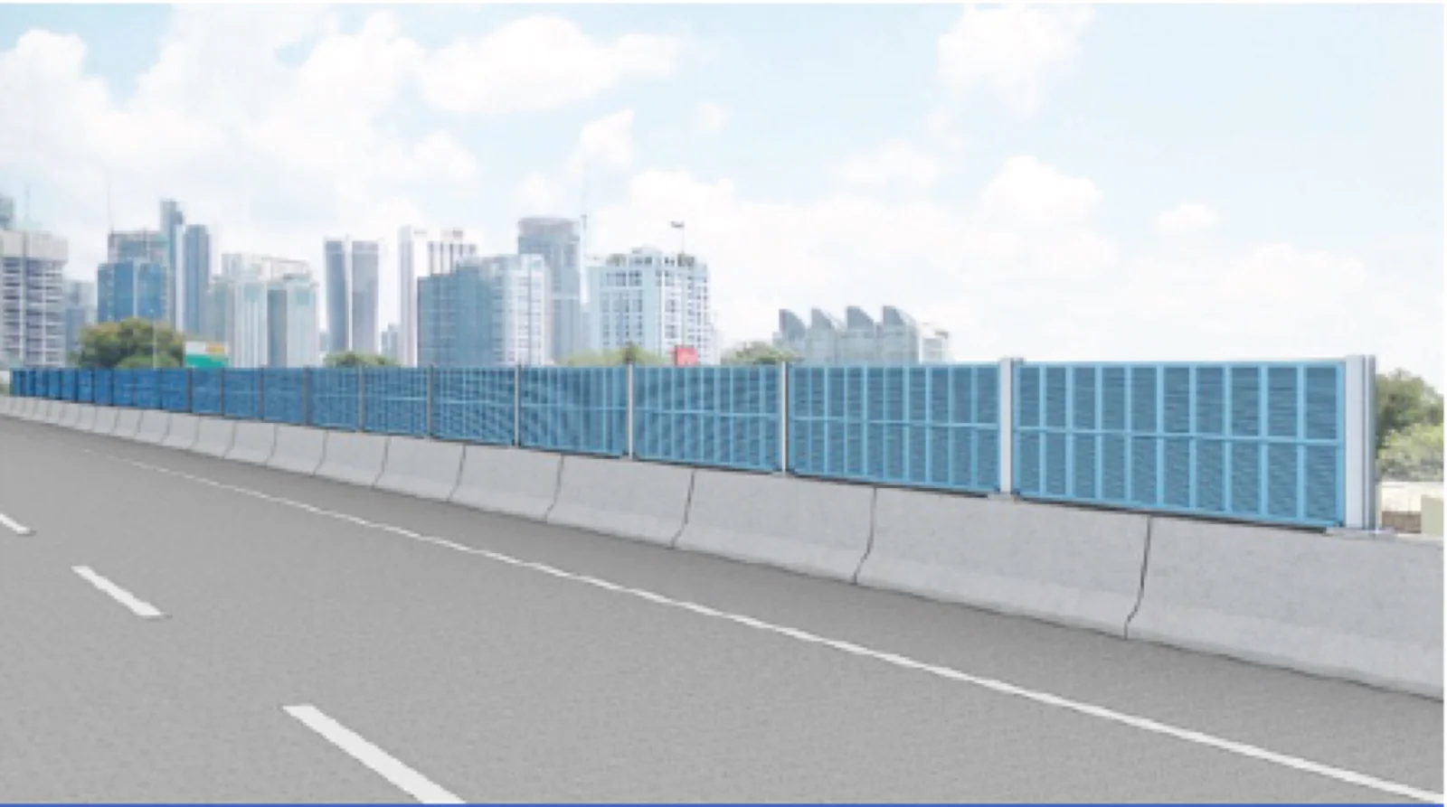 DASH Expressway acoustic barrier project