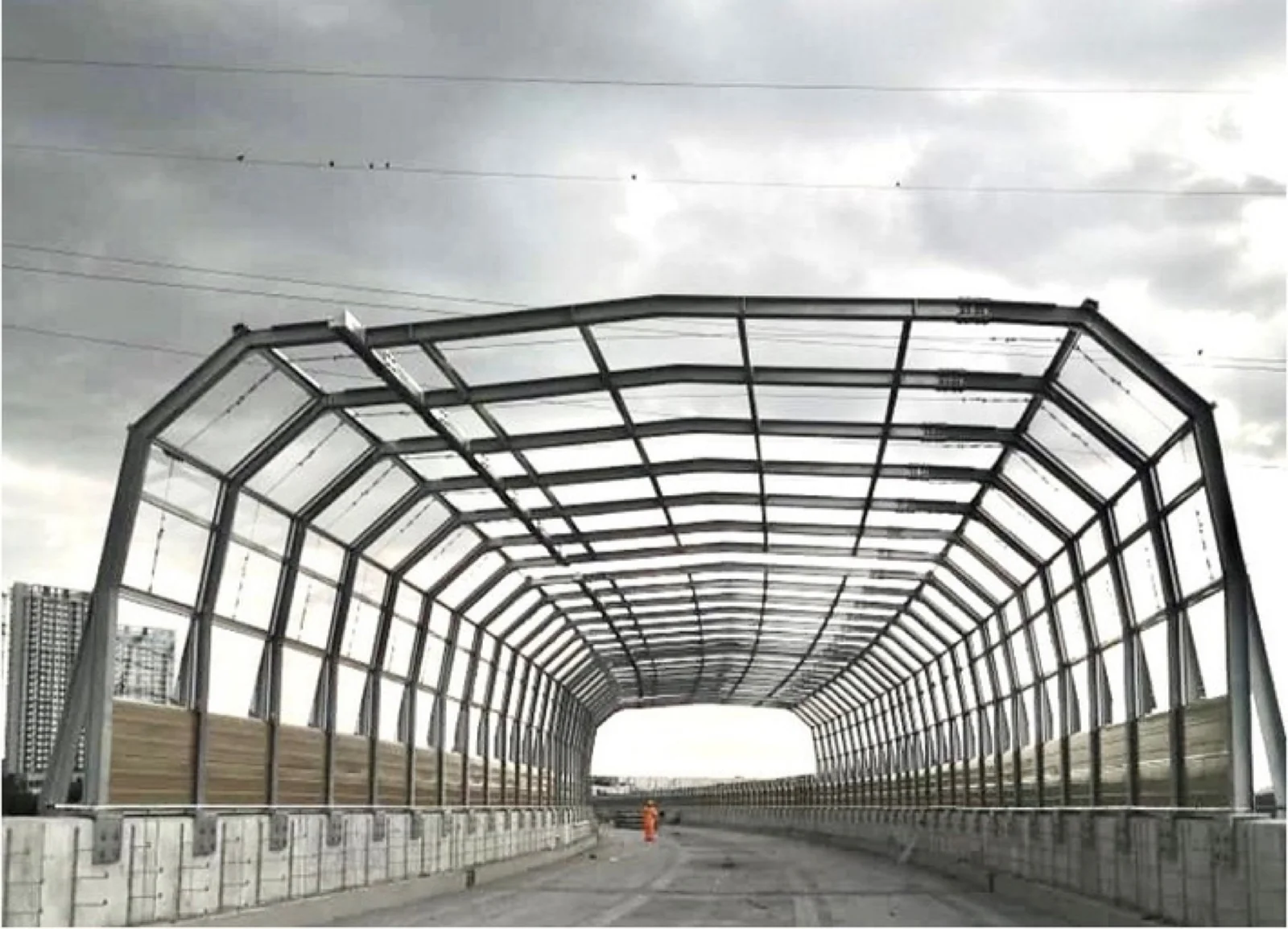 MRT noise barrier and enclosure project